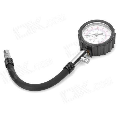 Precision tire pressure gauge for checking inflation